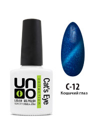 UNO Гель–лак Cat's eye - 12 Кошачий глаз, 10мл UNO Гель–лак Cat's eye - 12 Кошачий глаз, 10мл