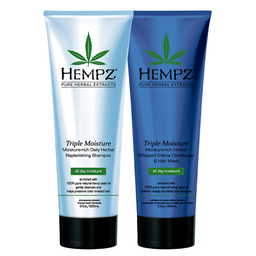 Hempz Кондиционер Тройное увлажнение Triple Moisture Replenishing Conditioner, 265мл