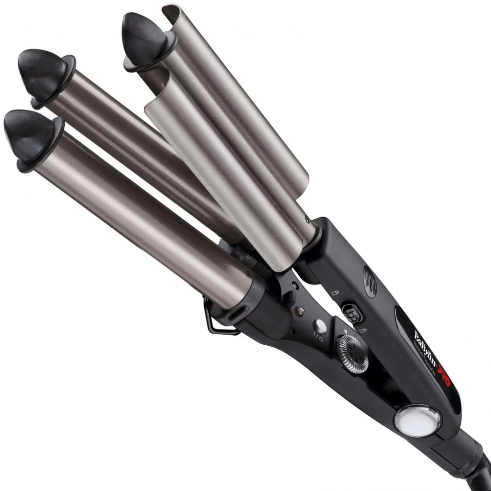 BaByliss PRO Triple Barrel Waver BAB2269TTE Профессиональные щипцы для волос, тройные , 22мм/19мм/22мм