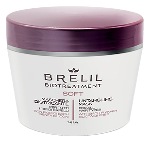 Brelil BIOTREATMENT SOFT Untangling Mask Маска для непослушных волос, 220мл