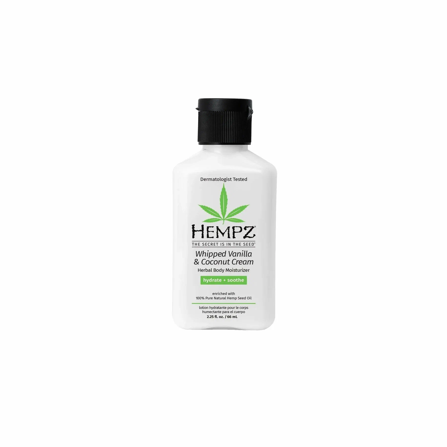 Hempz Молочко для тела Взбитые Ванильно-кокосовые сливки Whipped Vanilla & Coconut Cream, 66 мл