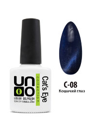 UNO Гель–лак Cat's eye - 08 Кошачий глаз, 10мл UNO Гель–лак Cat's eye - 08 Кошачий глаз, 10мл