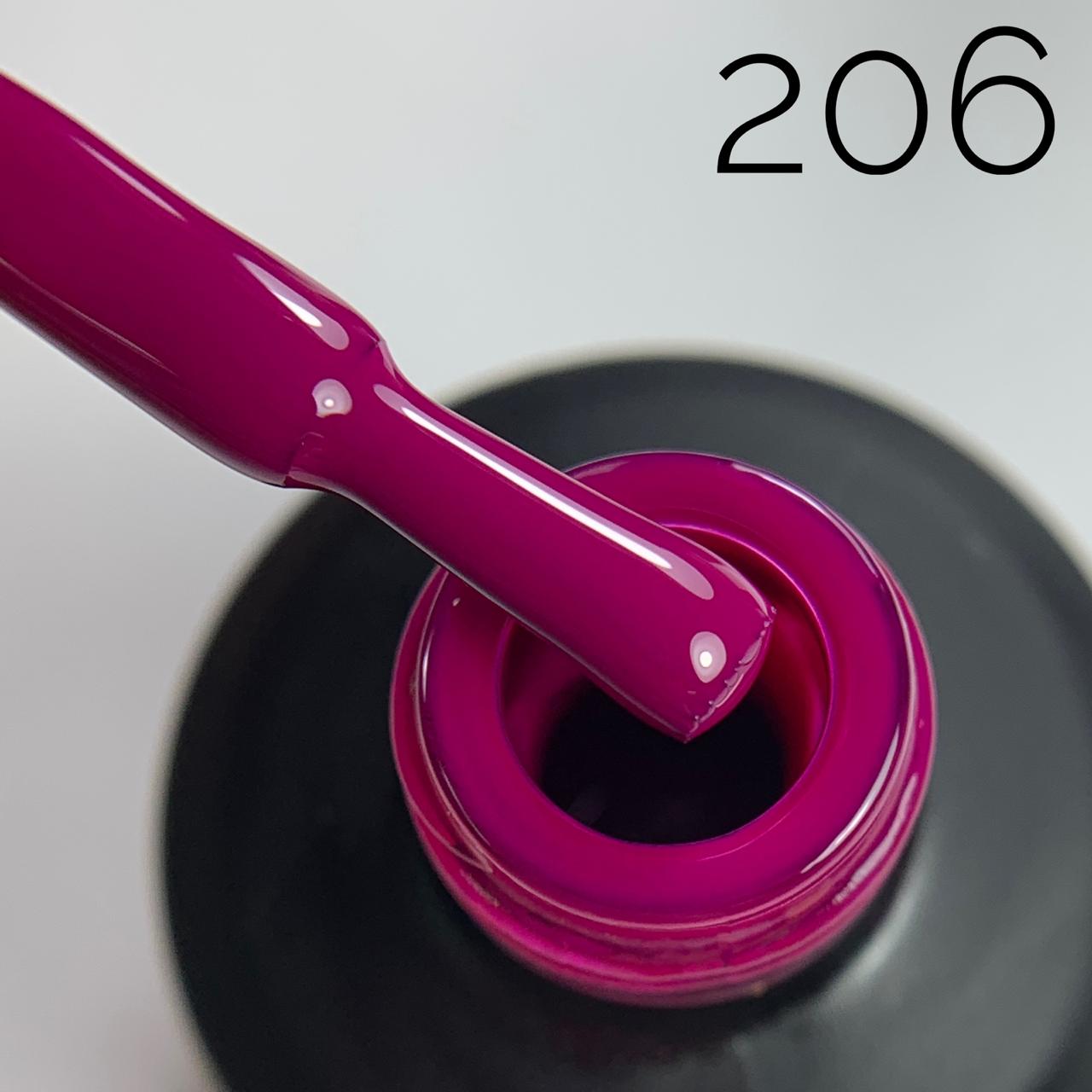 Sova De Luxe Гель-лак 206, 15мл.