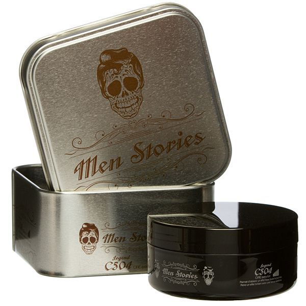 Men Stories Воск С 504 экстрасильной фиксации Extra strong hold wax 150мл METAL