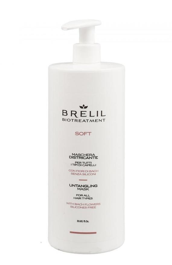 Brelil BIOTREATMENT SOFT Untangling Mask Маска для непослушных волос, 1000мл