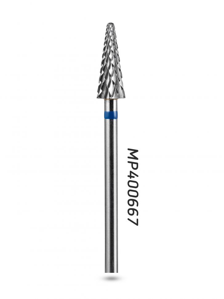 Фреза ТВС Конус (Ёлка) синяя d 5,0 мм ФКДЕ 50-С L13,5, Manita Professional