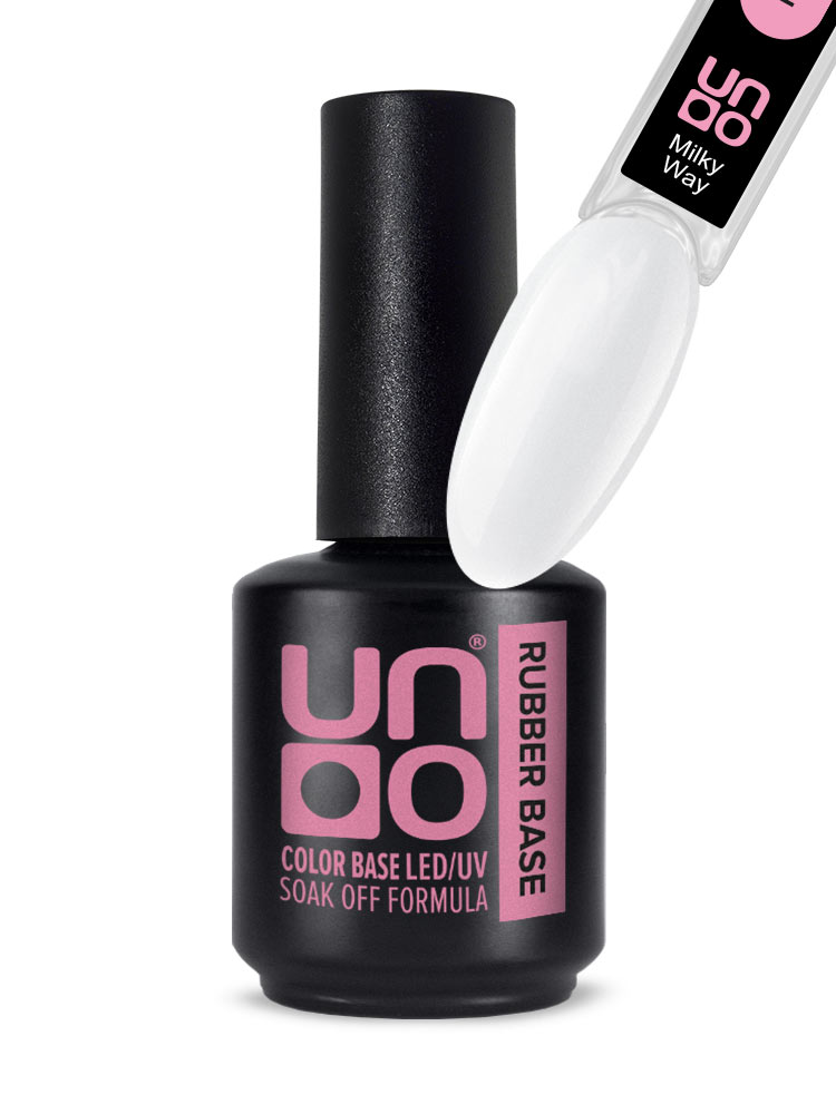 UNO Камуфлирующая база Rubber Color Base Gel Milky Way, 12мл