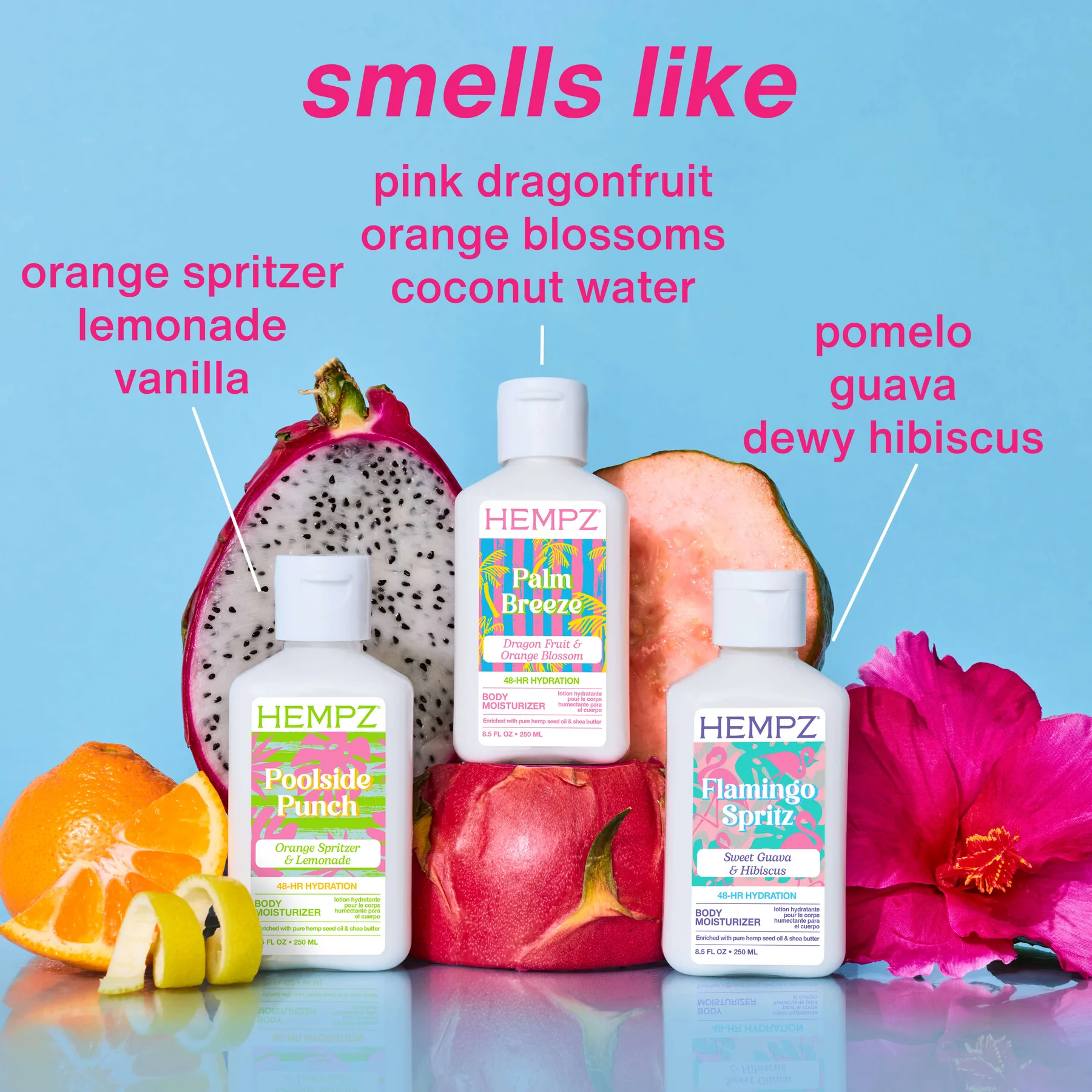  Набор PALM SPRINGS VIBES из трех мини-лосьонов