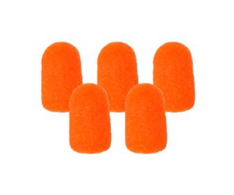 Lukas Колпачки оранжевые d 5 мм (5 шт), мелкая крошка (5-320)
