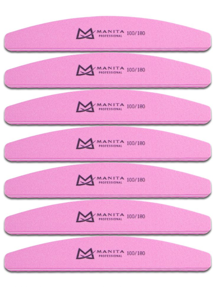 Manita Professional Лодка РОЗОВЫЙ 100/180 грит,10 шт/уп.