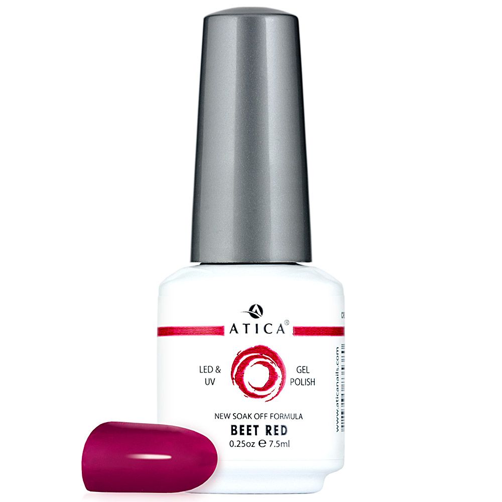 Atica Гель-лак Beet Red 98GPM, 7.5мл
