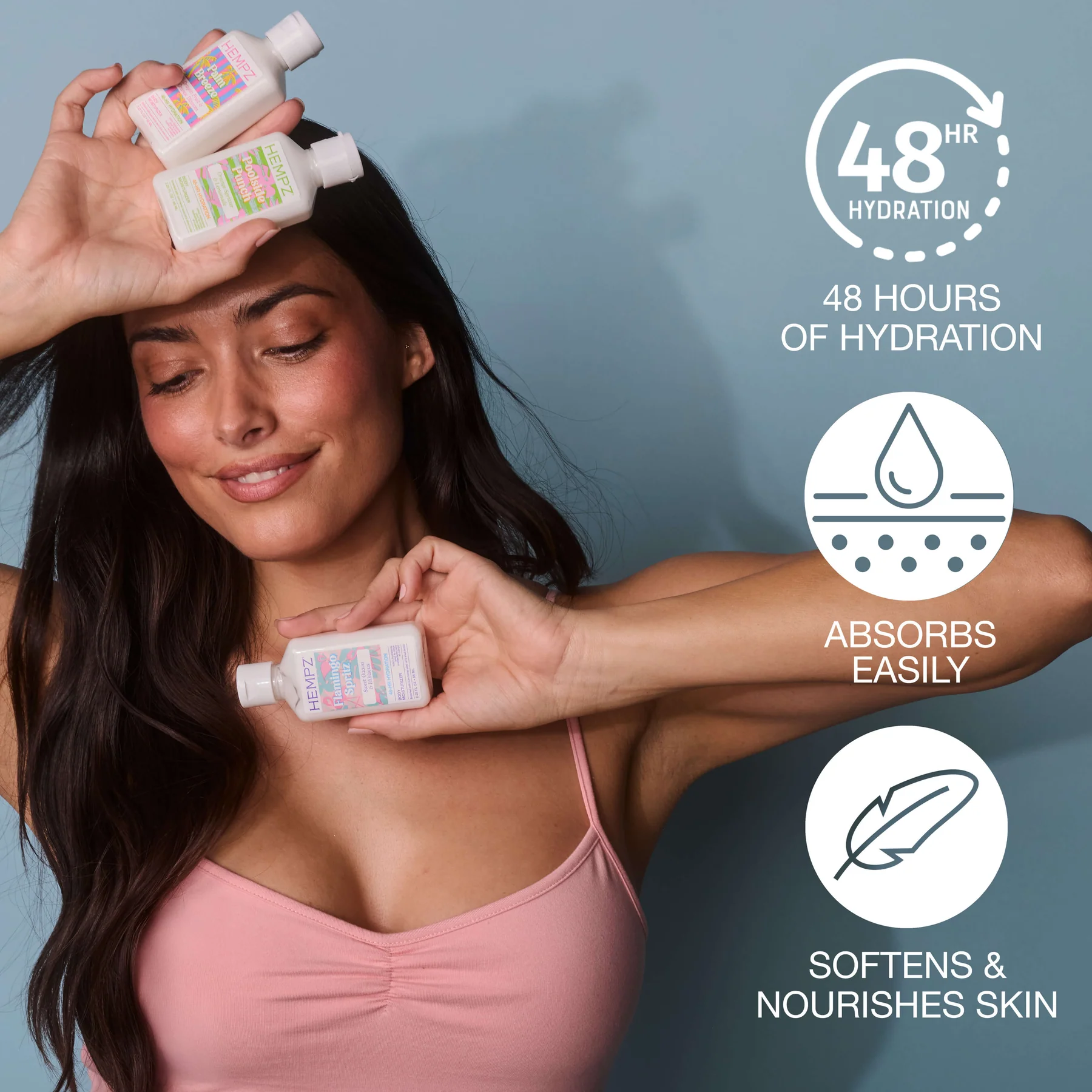  Набор PALM SPRINGS VIBES из трех мини-лосьонов