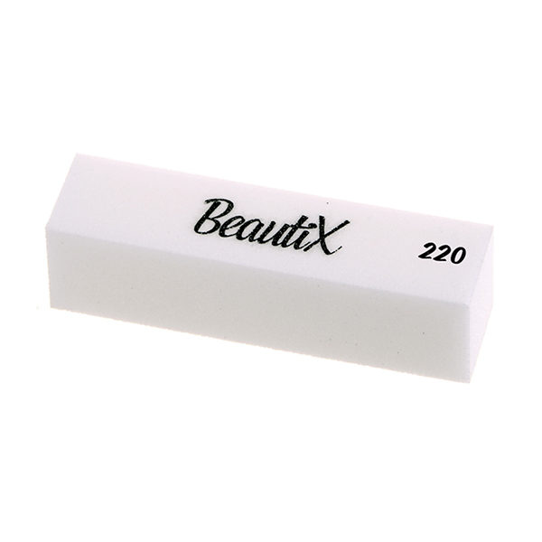 Beautix Бафик полировочный двухсторонний белый 220гр