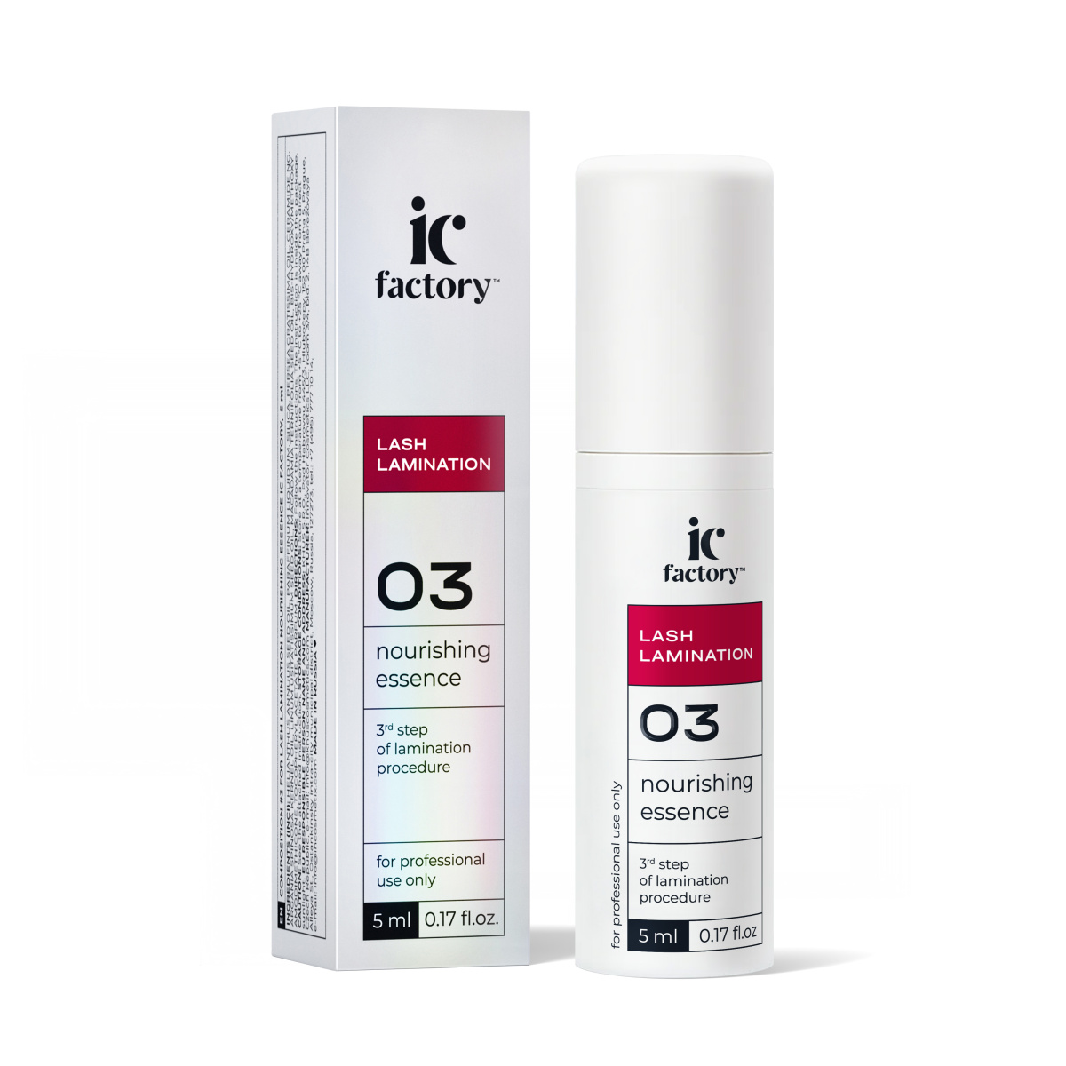 Innovator Cosmetics Состав #3 для ламинирования ресниц NOURISHING ESSENCE IC FACTORY, 5 мл