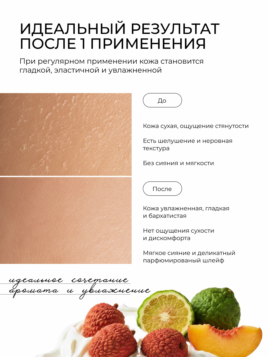 MANITA Professional Крем для рук и тела LYCHEE, BERGAMOT, PEACH, 300 мл.