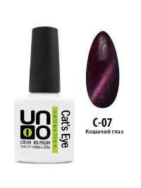 UNO Гель–лак Cat's eye - 07 Кошачий глаз, 10мл UNO Гель–лак Cat's eye - 07 Кошачий глаз, 10мл
