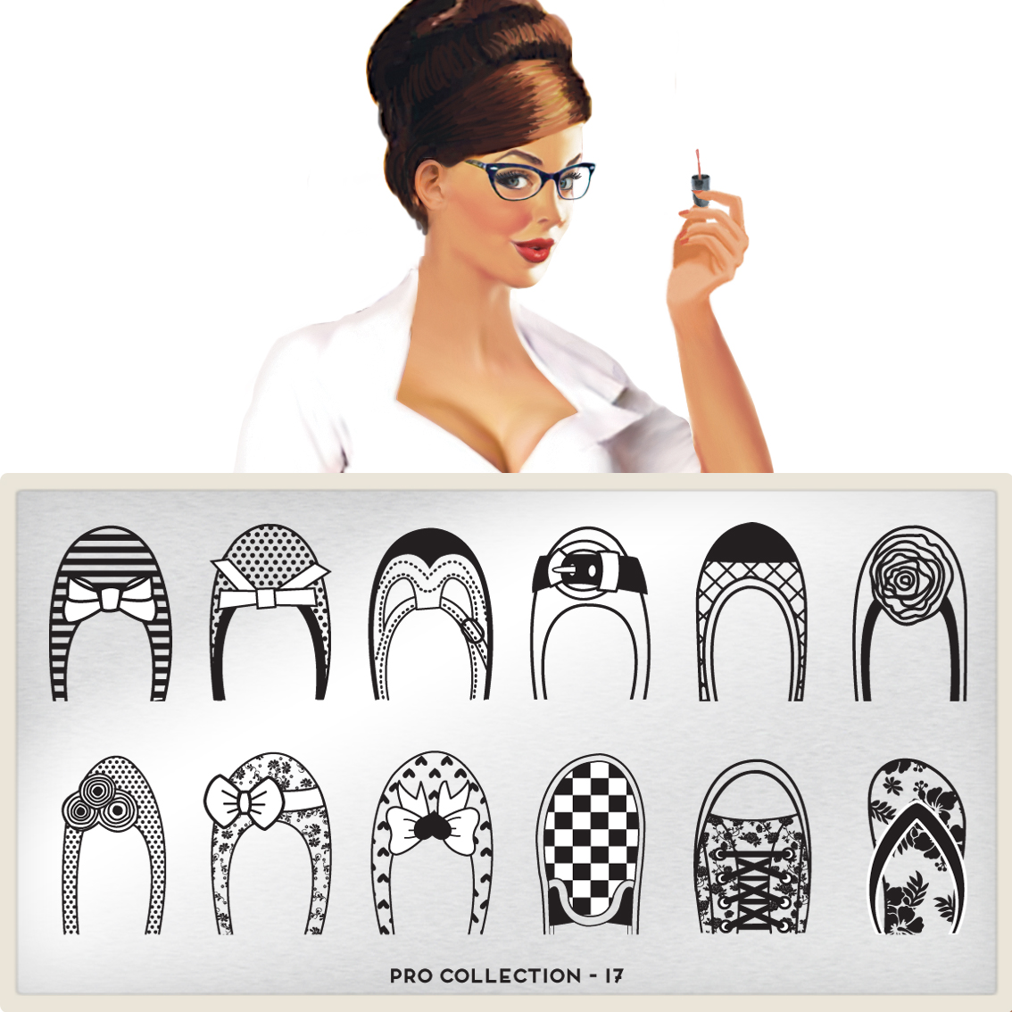 MoYou London Пластина для стемпинга PRO XL №17