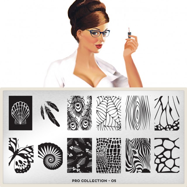 MoYou London Пластина для стемпинга PRO XL №05