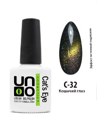 UNO Гель–лак Cat's eye - 32 Кошачий глаз, 10мл