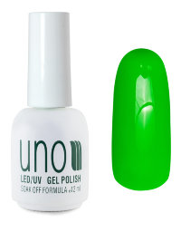 UNO Гель–лак №054 Зеленый неоновый - Green Neon"