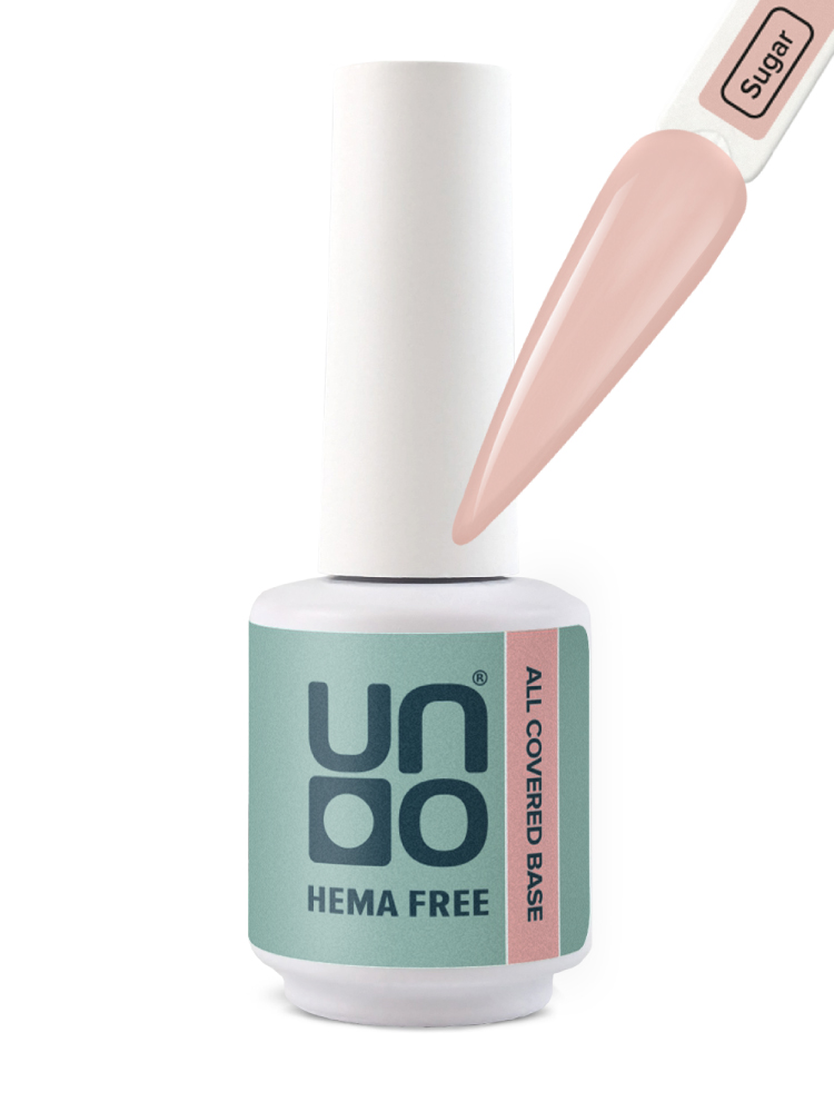 UNO, HEMA FREE, Гель-лак базовый All Covered Base Gel, 10 г Sugar