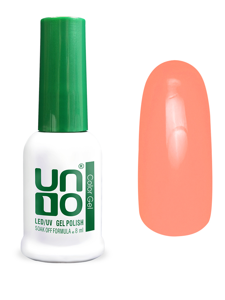 UNO Гель–лак №006 Neon coral — «Неоновый корал», 8мл