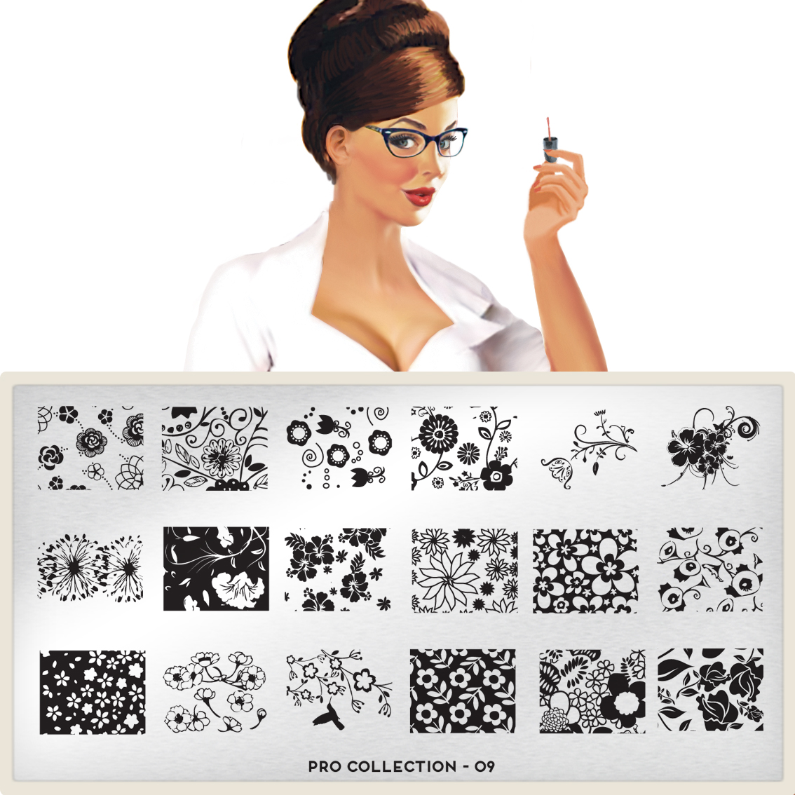 MoYou London Пластина для стемпинга PRO №09