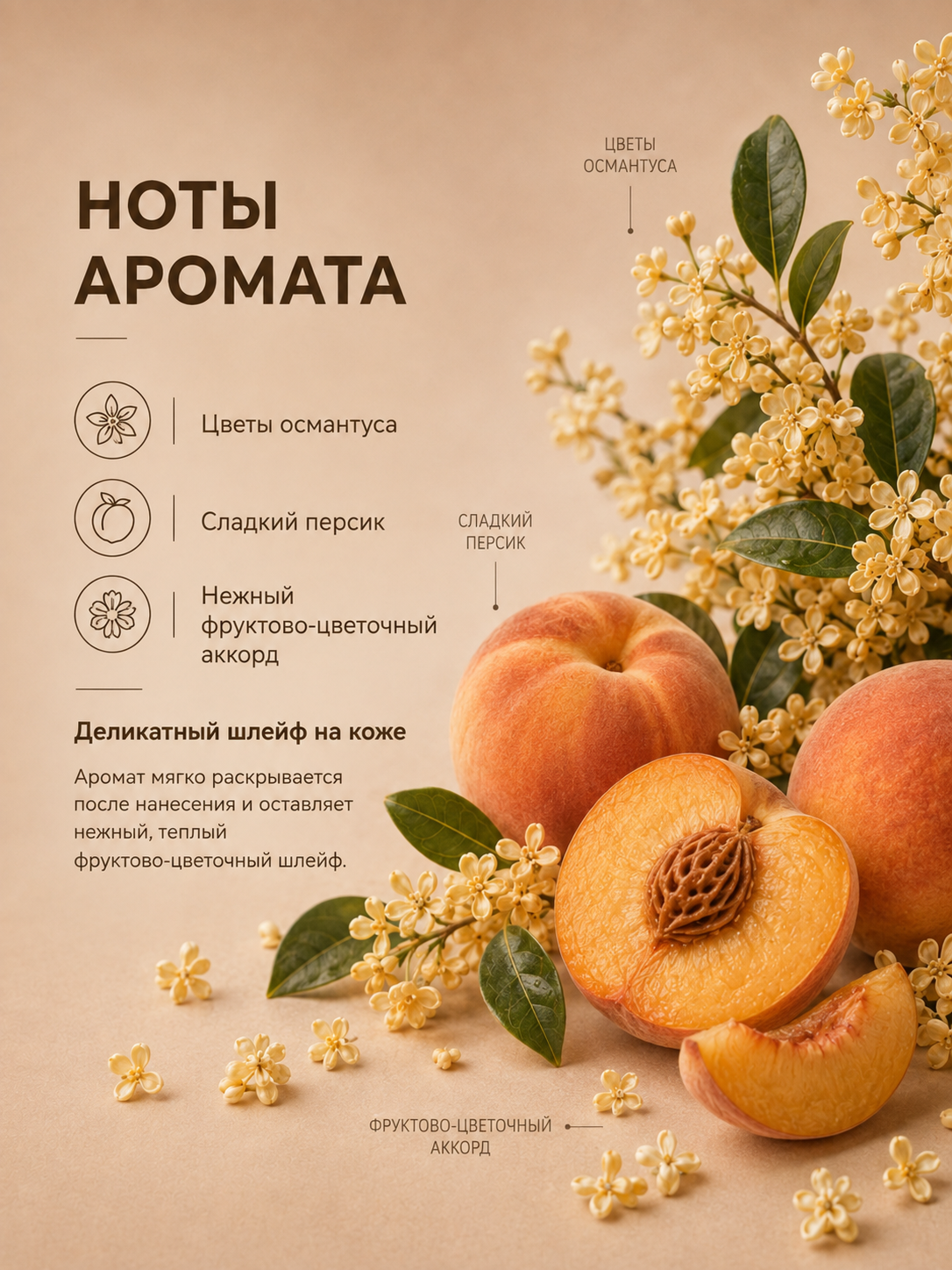 Manita Professional Молочко для тела OSMANTHUS,SWEET PEACH 200 мл