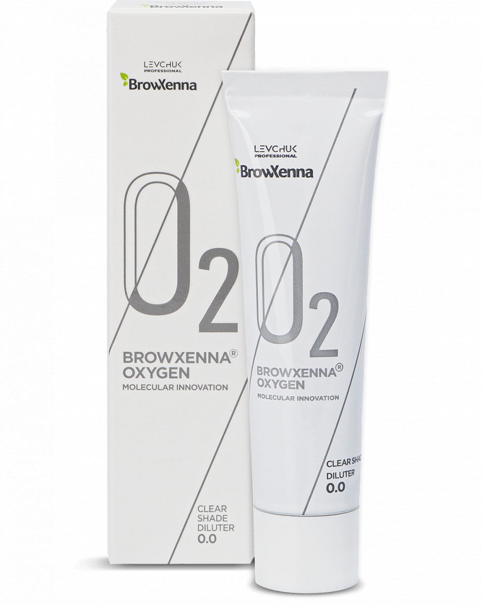 BrowXenna® Краска для бровей Крем-дилютер, OXYGEN O2, 15мл