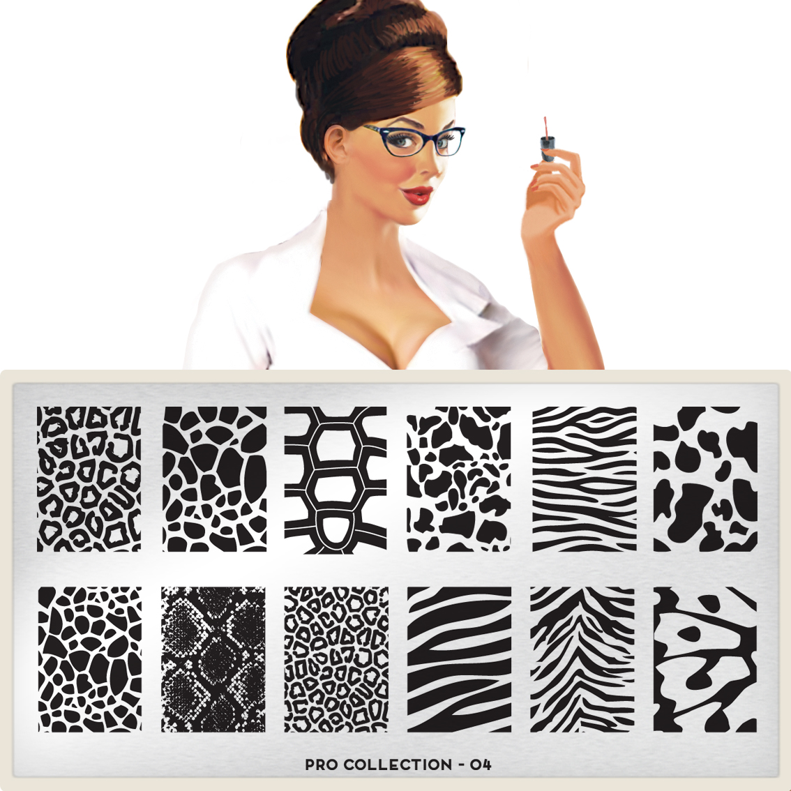 MoYou London Пластина для стемпинга PRO XL №04