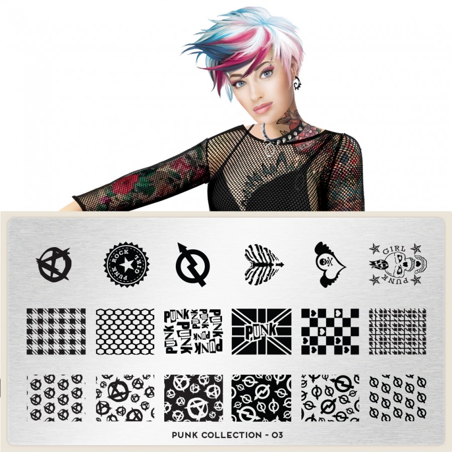 MoYou London Пластина для стемпинга Punk №03