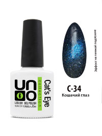 UNO Гель–лак Cat's eye - 34 Кошачий глаз, 10мл