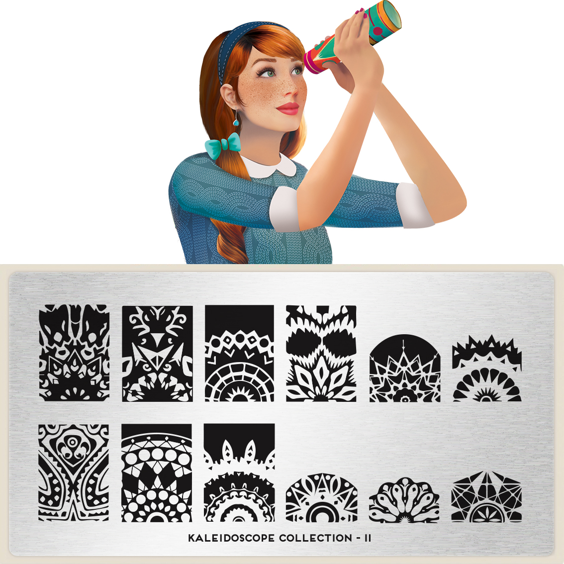 MoYou London Пластина для стемпинга Kaleidoscope №11