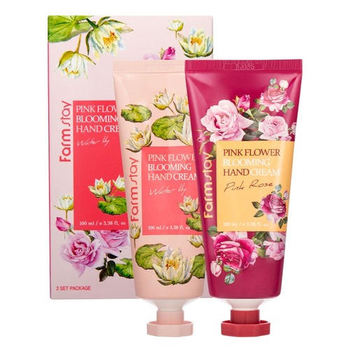 FarmStay Набор кремов для рук с экстрактами цветочных лепестков - Flower hand cream, 2шт*100мл