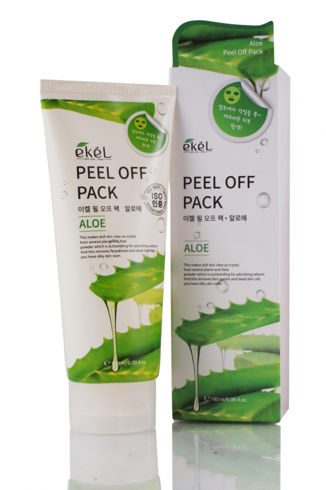 Ekel Маска-пленка с экстрактом алоэ - Peel off pack aloe, 180мл