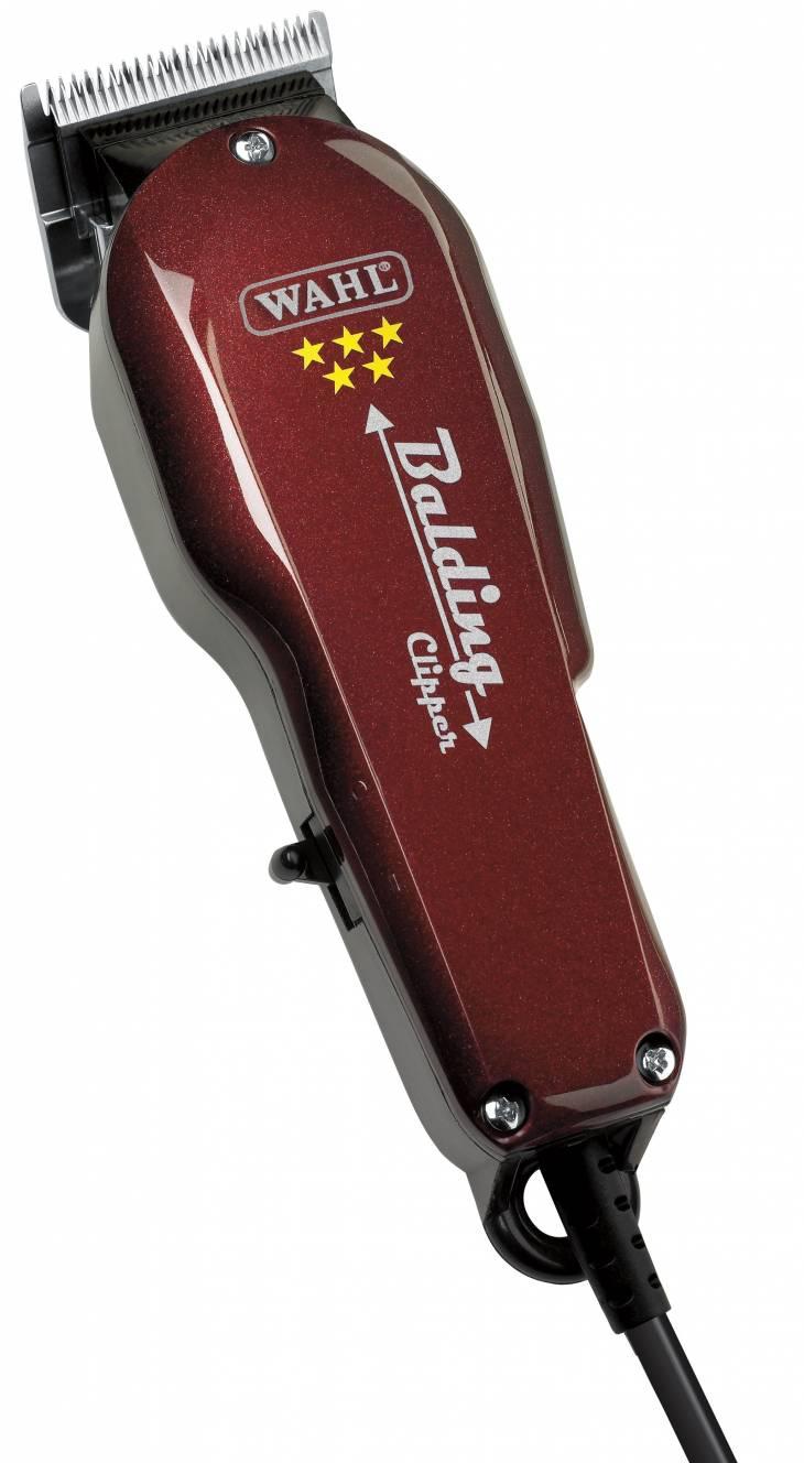 WAHL Balding Машинка для очень точных стрижек и бритья головы (бордовый) с вибромотором V5000