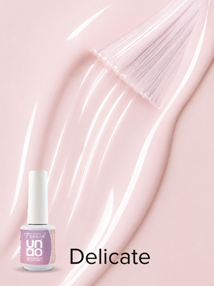 UNO, FRENCH, Гель-лак Delicate - Нежный, 8 г