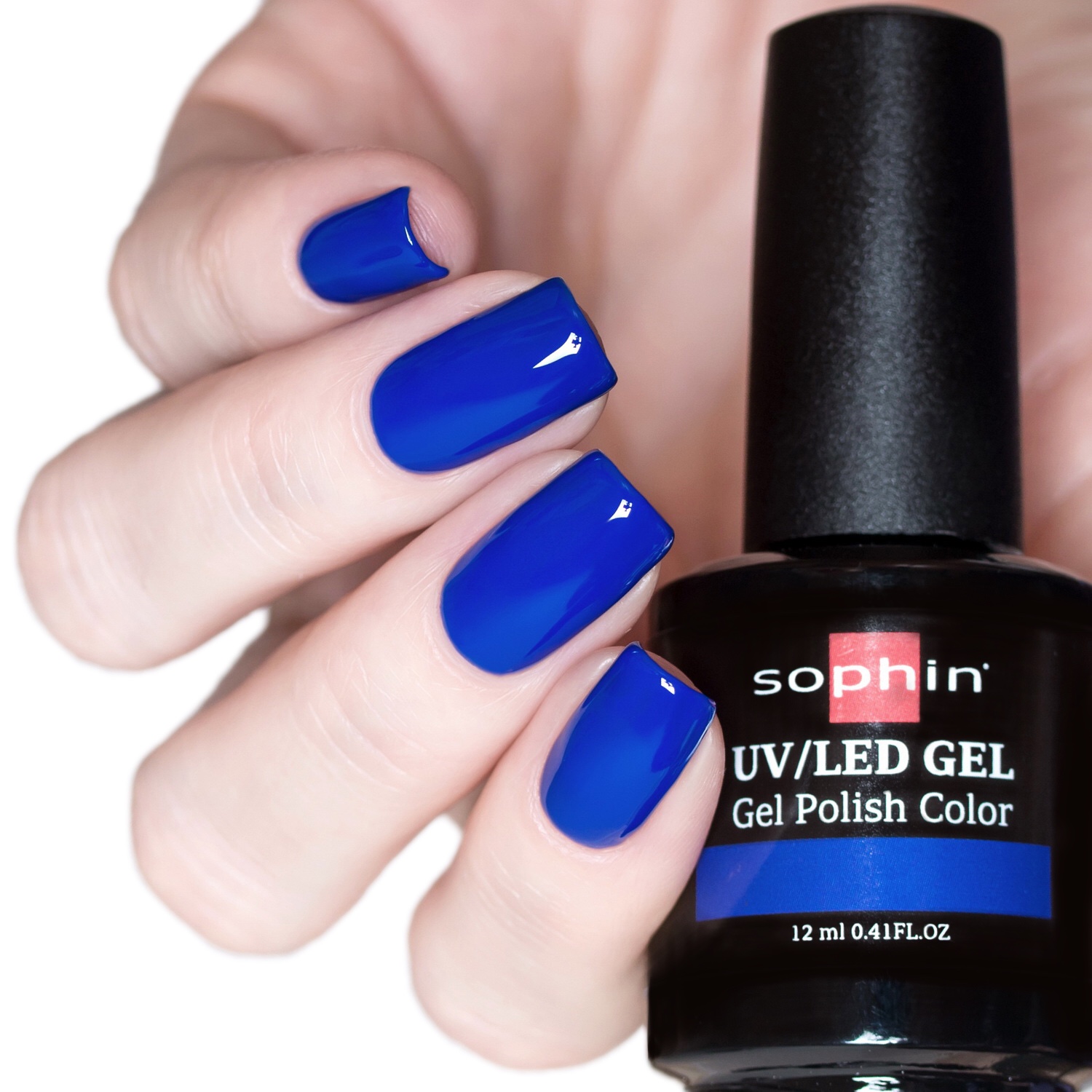 Sophin Гель-лак №764 Ultra Blue UV/LED, 12мл