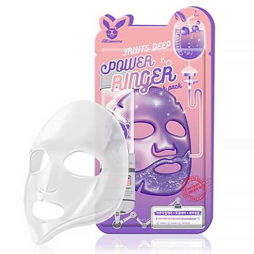 Elizavecca Маска тканевая для лица фруктовая - Fruits deep power ringer mask pack, 23мл