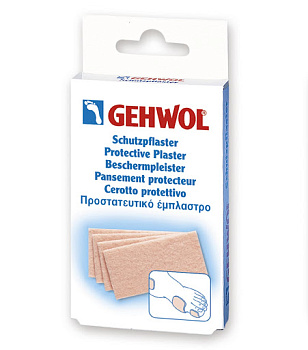 Gehwol Защитный пластырь, Толстый, 4шт