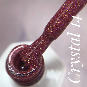 NoBrand Гель-лак Crystal 14, 10мл