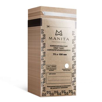 Manita Professional Крафт-пакеты комбинированный для стерилизации 75*150 100шт.