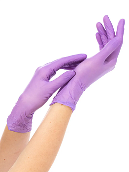 Nitrimax Перчатки Нитриловые Неопудренные Сиреневые размер - S - 100шт