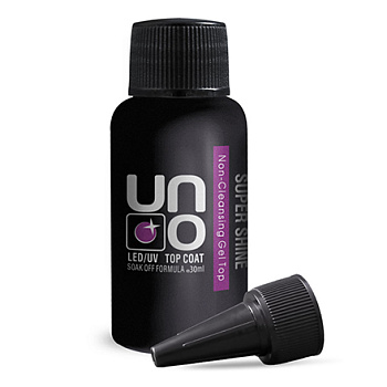 UNO Верхнее покрытие для гель-лака Super Shine, 30мл Без липкого слоя