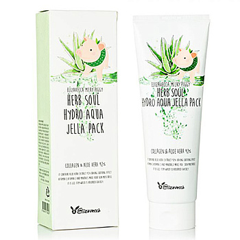 Elizavecca Маска увлажняющая с алоэ и коллагеном - Milky piggy soul hydro aqua jella pack, 250мл Артикул: