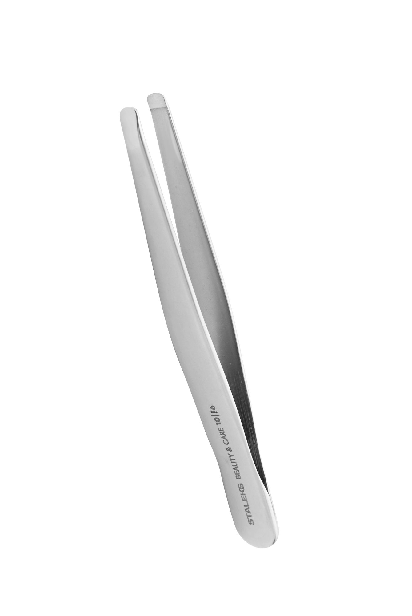 Staleks Пинцет для бровей BEAUTY&CARE 10 TYPE 6 (закругленные кромки) П-10