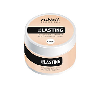 RuNail Гель для уплотнения ногтевой пластины Lasting Gel (Прозрачный), 15г