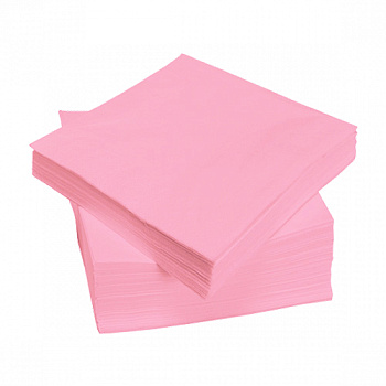 1-TOUCH Салфетки спанлейс розовые 15*20см, 100шт/уп.