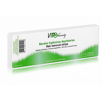Бумага для депиляции в полосках 7*22см Белая, 100шт. IGRObeauty