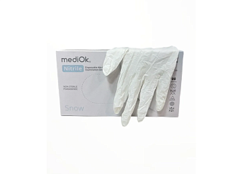 Перчатки mediOk нитриловые, цвет Белый (SNOW), размер XS